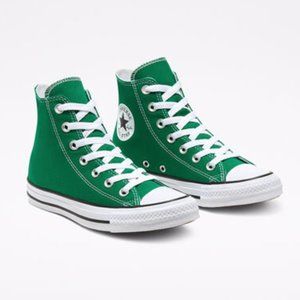 Amazon Green/White/White Womens size 7 1/2 high top converse